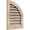 Ekena Millwork Quarter Round Top Right Functional, Pine Gable Vent w/ 1" x 4" Flat Trim Frame, 08"W x 28"H GVWQR08X2801SFUPI - alternate 5
